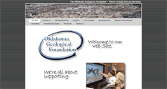Desktop Screenshot of oklahomageologicalfoundation.org